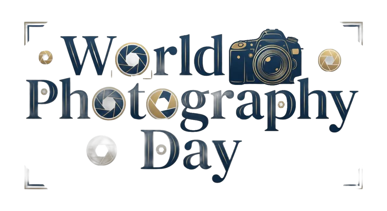 Free Download World Photography Day Golden Camera Png - High Quality World Photography Day Png Transparent PNG