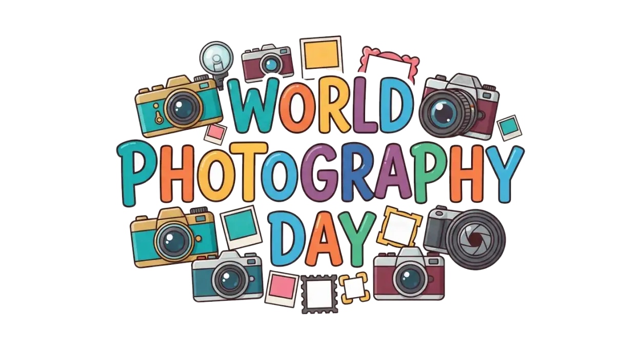 Free Download World Photography Day Illustration Png - High Quality World Photography Day Png Transparent PNG