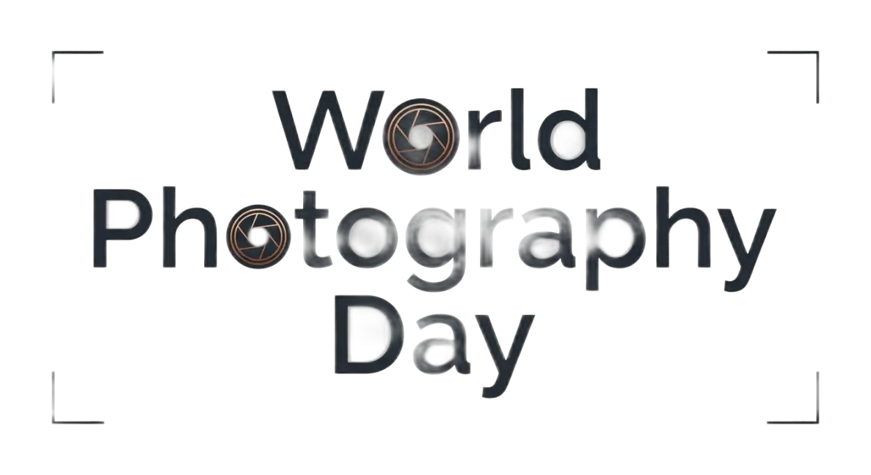 Free Download World Photography Day Minimalist Png - High Quality World Photography Day Png Transparent PNG