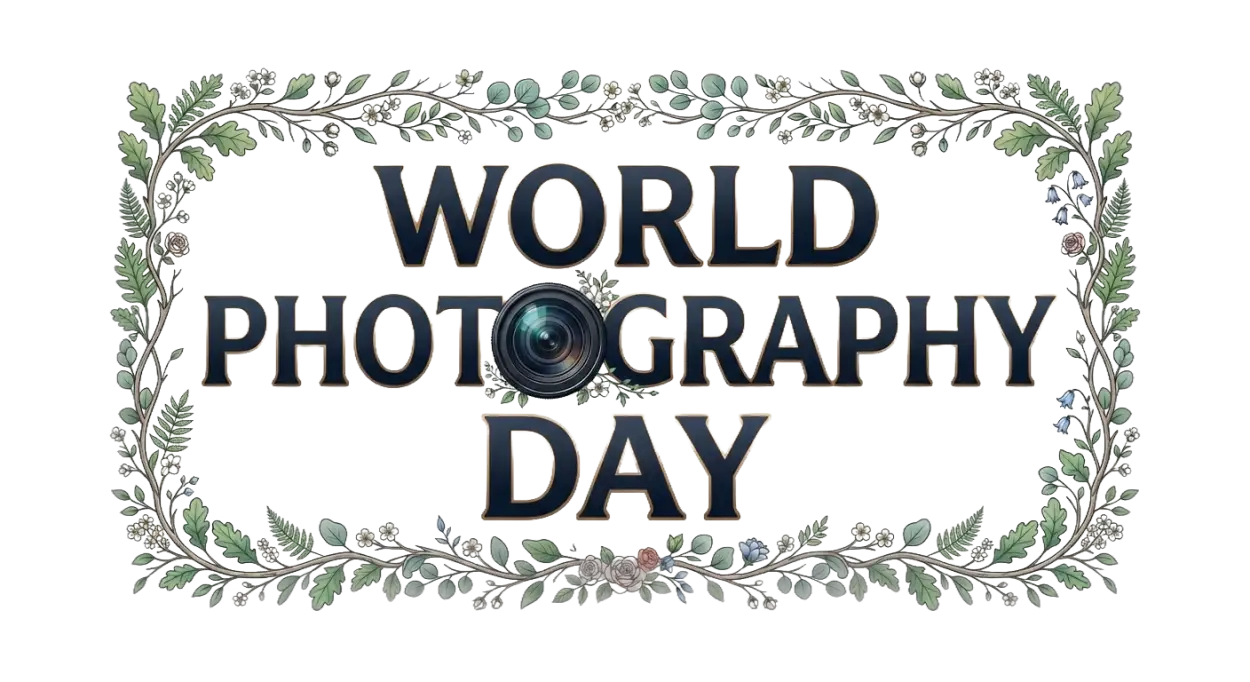 Free Download World Photography Day Photo Frame Png - High Quality World Photography Day Png Transparent PNG