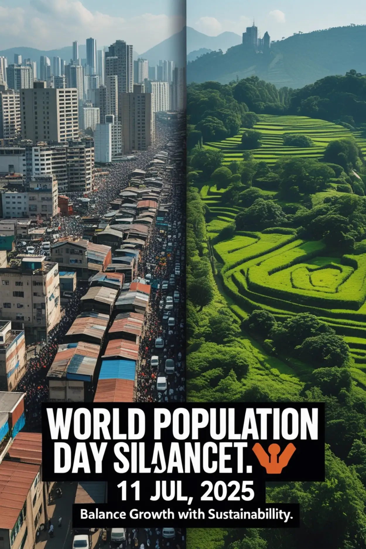 World Population Day 2025 Whatsapp Status Image - Royalty Free World Population Day Image | Pngmagic Free Download World Population Day 2025 Whatsapp Status Image - High Quality World Population Day Background