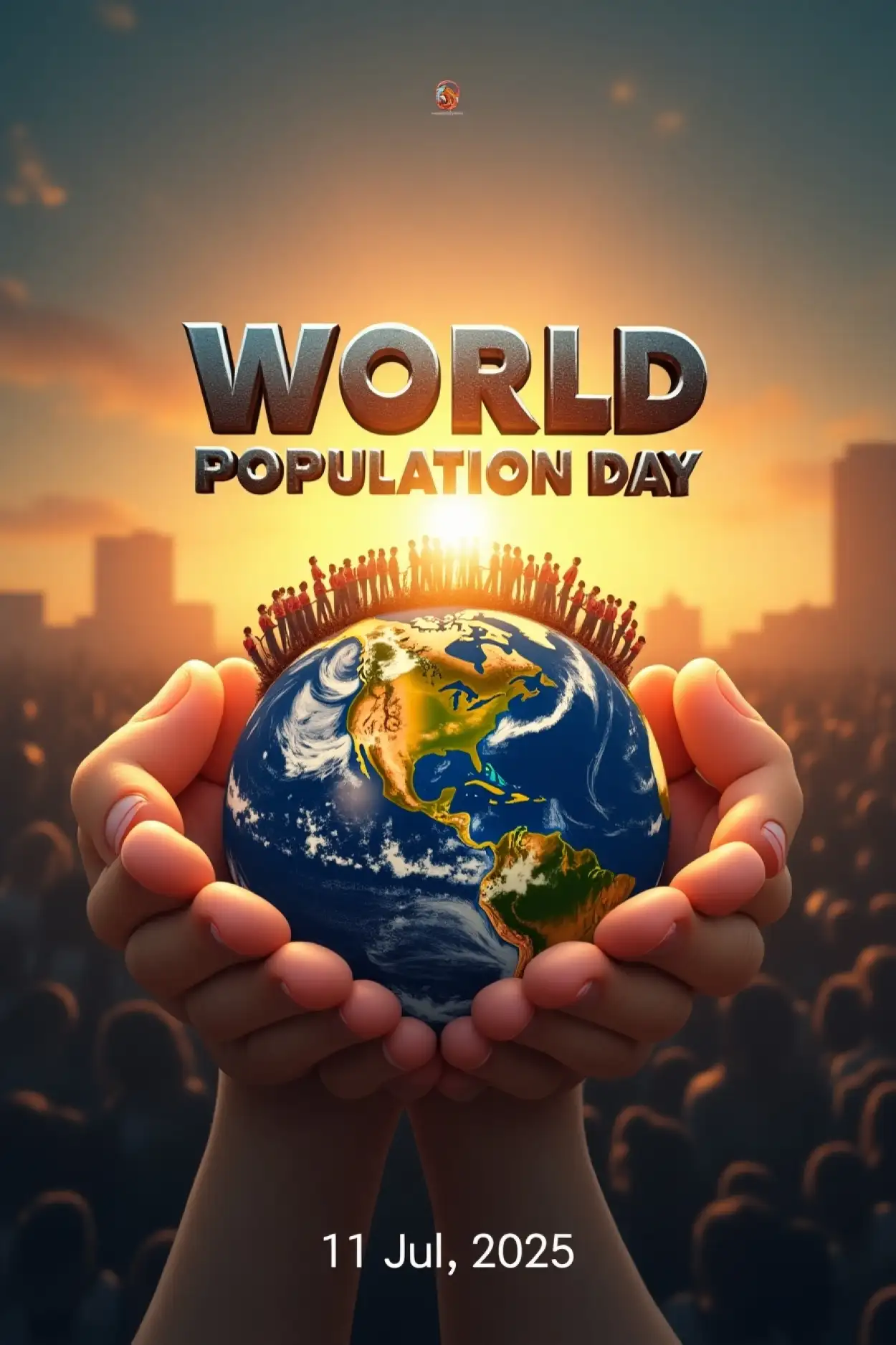 World Population Day Photo With Slogan - Royalty Free World Population Day Image | Pngmagic Free Download World Population Day Photo With Slogan - High Quality World Population Day Background
