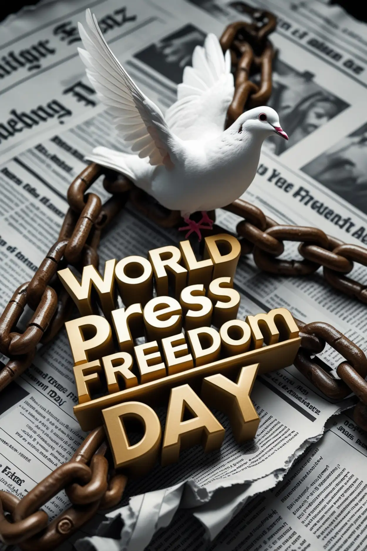 world press freedom day badge