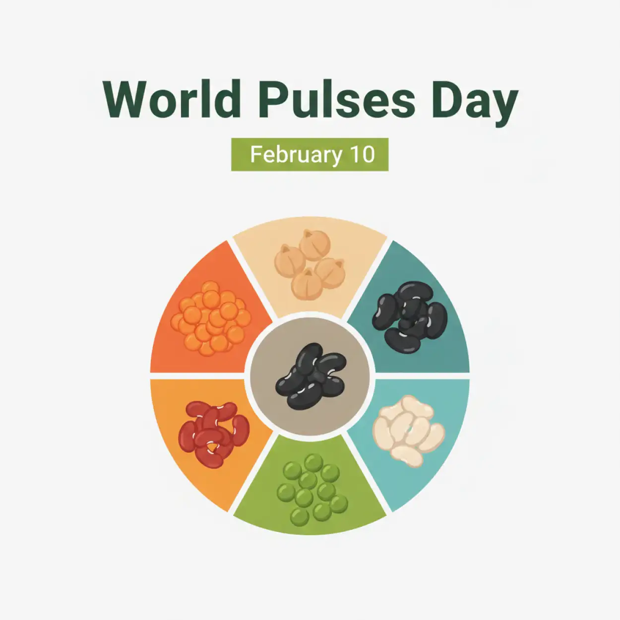 world pulses day infographic
