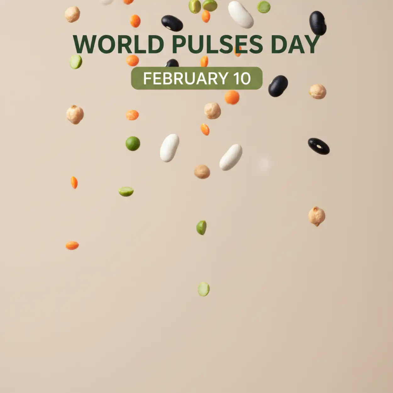 world pulses day legumes poster
