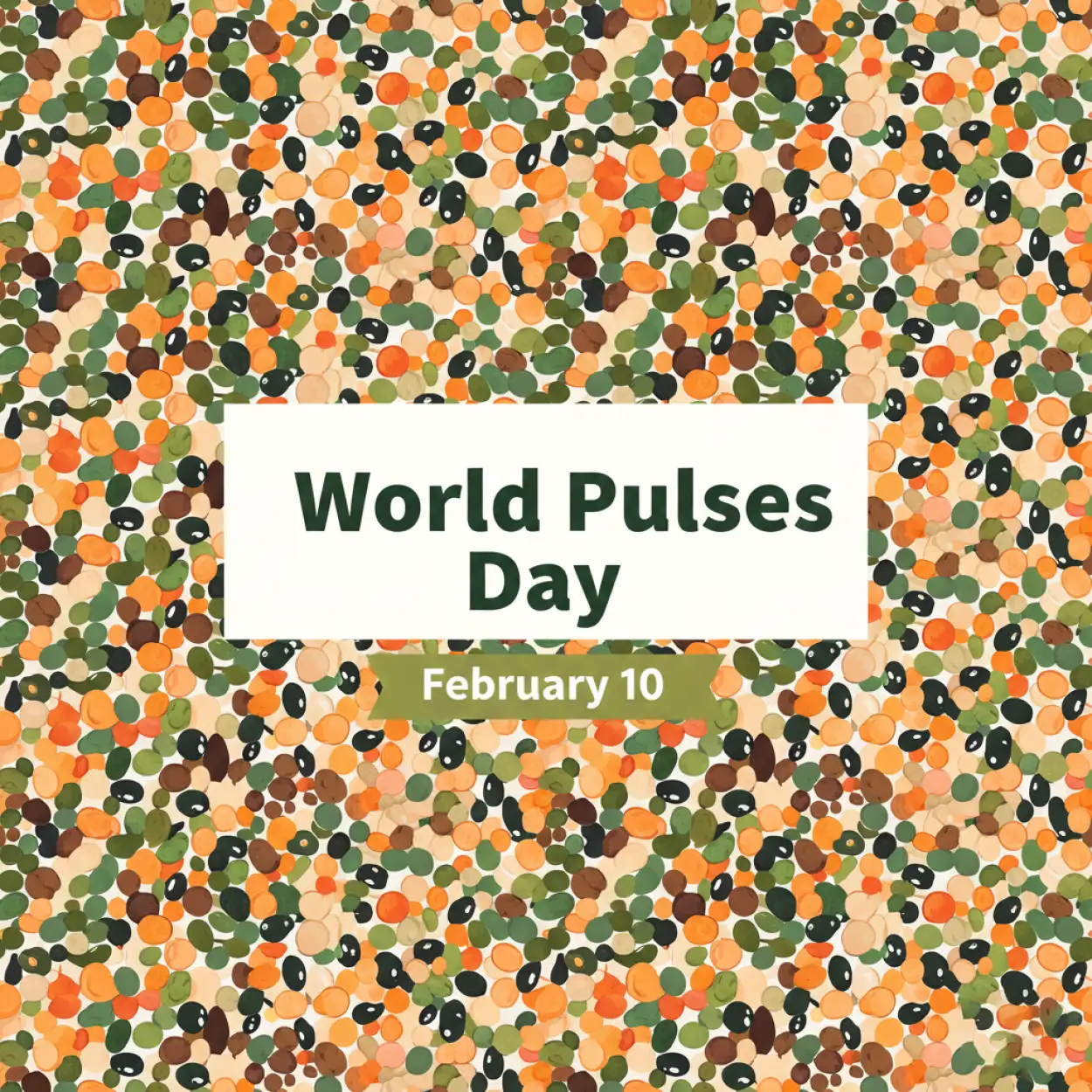 world pulses day lentils poster