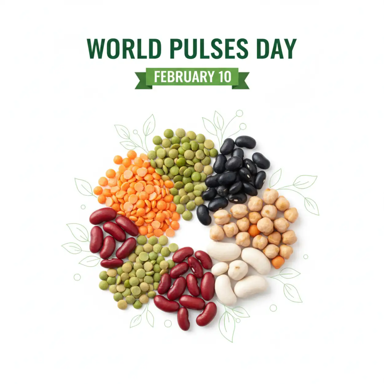 world pulses day nutrition poster