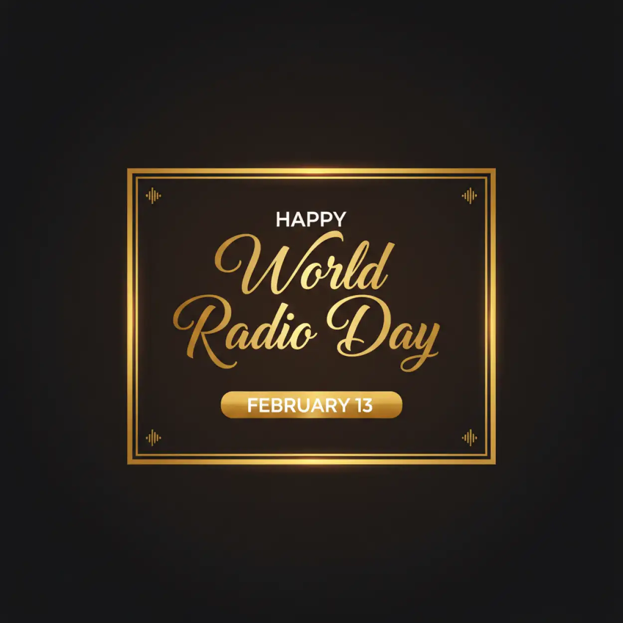 world radio day png image free download