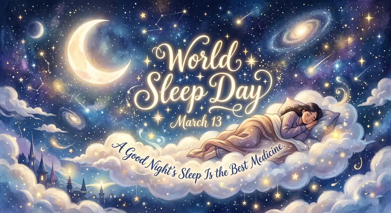 Free Download World Sleep Day Awareness Graphics Ideas - High Quality World Sleep Day Image