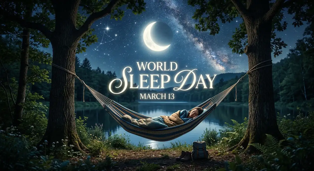 Free Download World Sleep Day Inspirational Message - High Quality World Sleep Day Image
