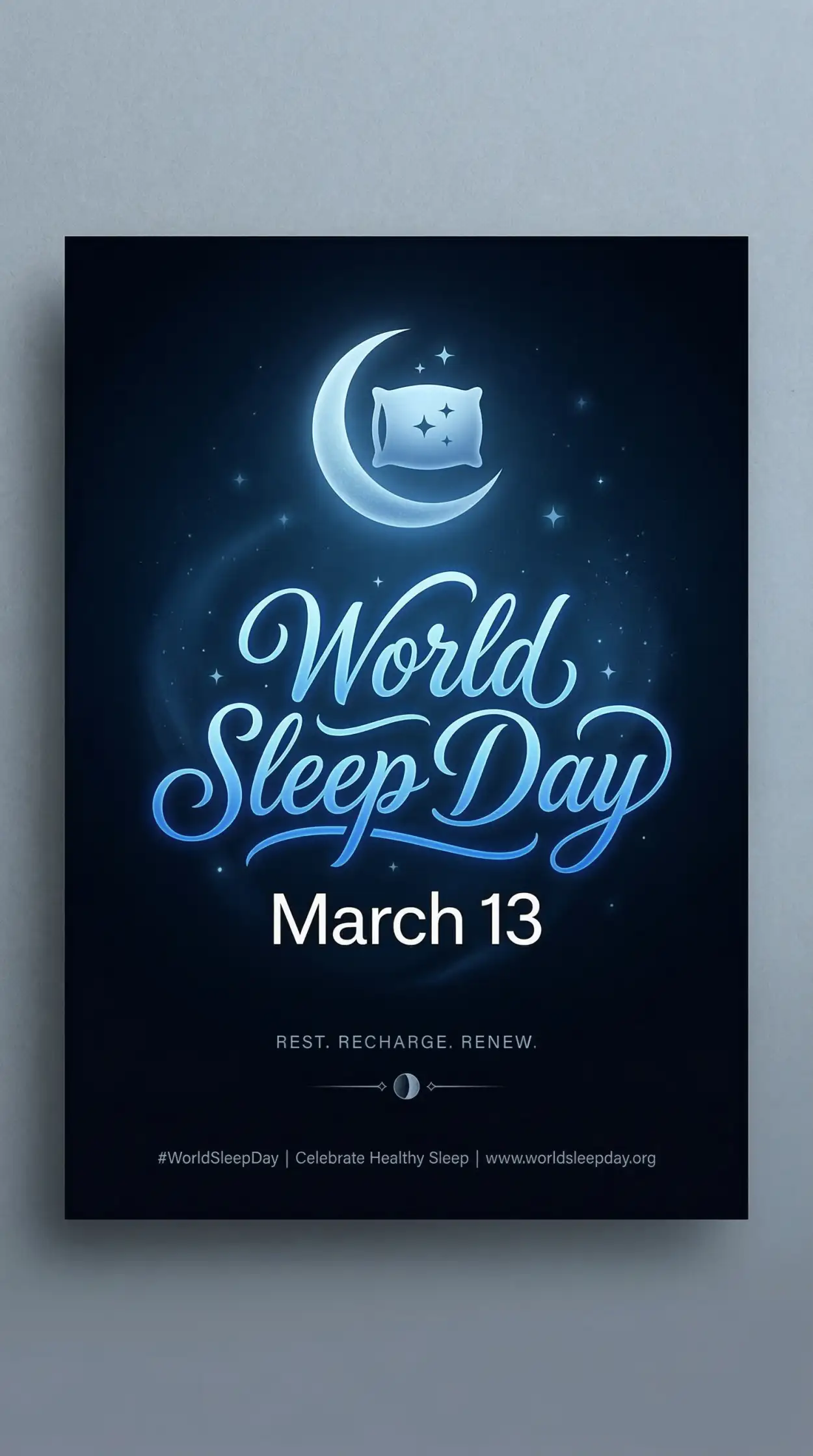 Free Download World Sleep Day Poster Design Ideas - High Quality World Sleep Day Image
