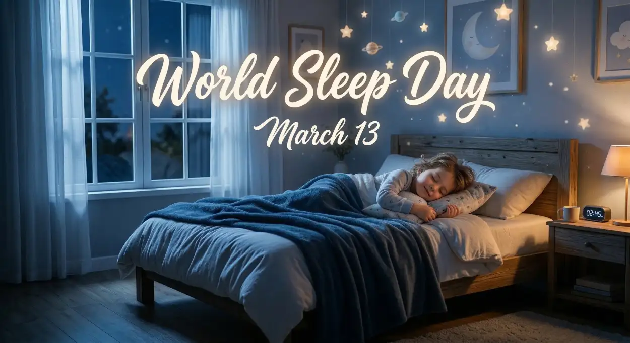 Free Download World Sleep Day Sleep Health Awareness Banner - High Quality World Sleep Day Image