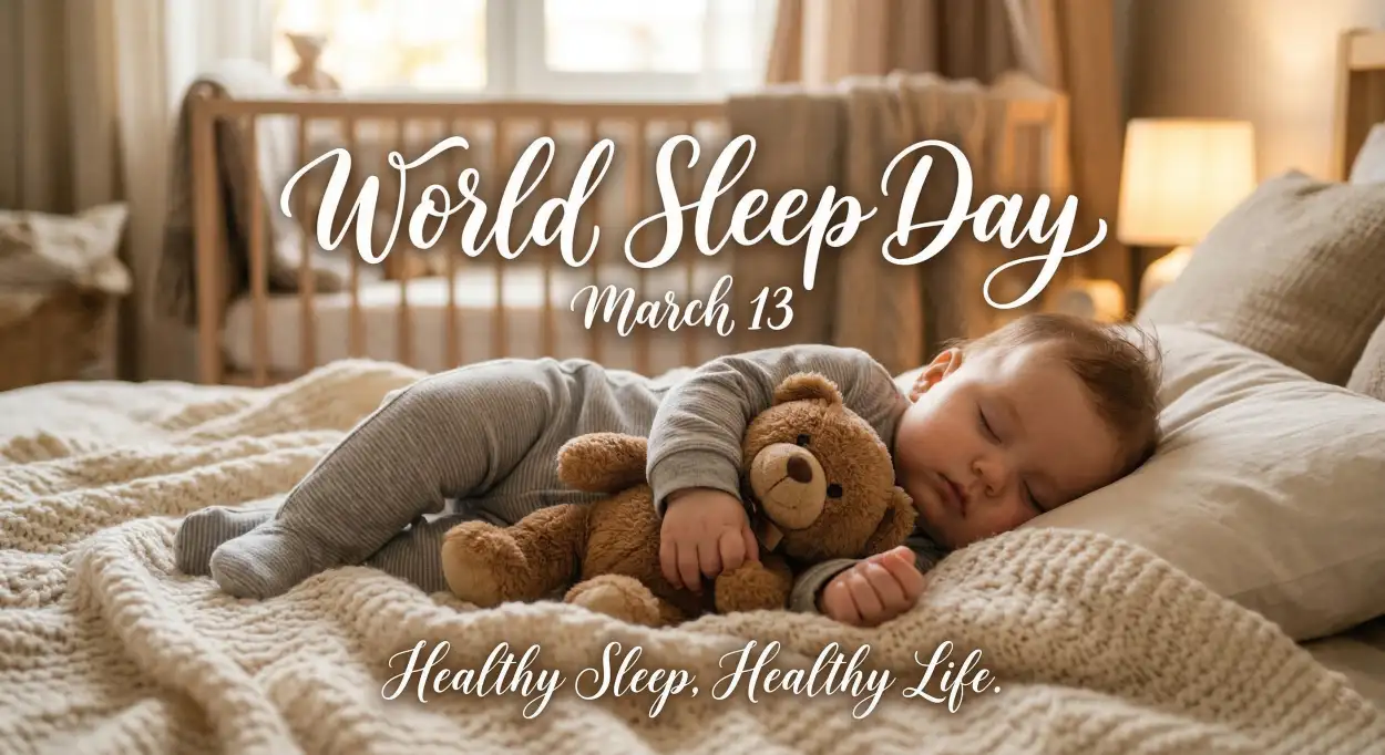 Free Download World Sleep Day Sleep Health Awareness Quotes - High Quality World Sleep Day Image
