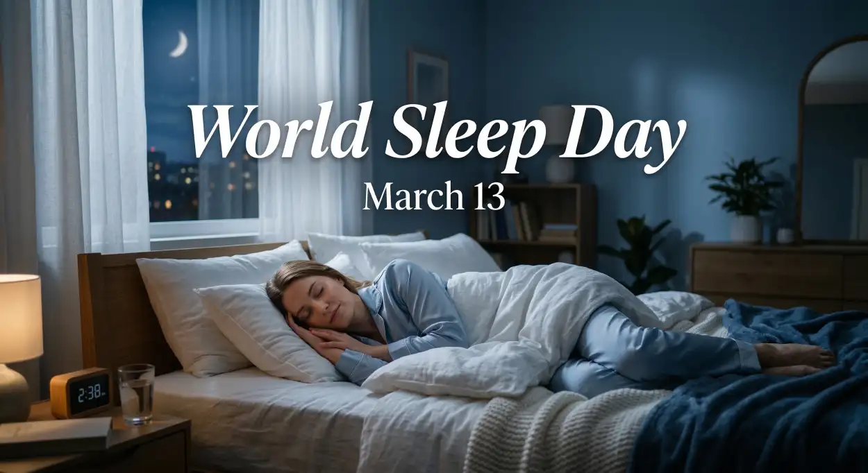 Free Download World Sleep Day Social Media Awareness Post - High Quality World Sleep Day Image
