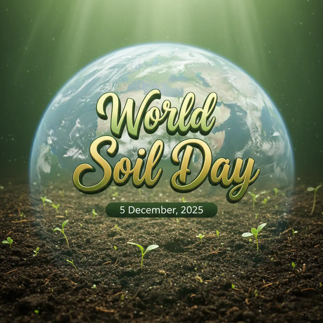 world soil day 2025 hd vector poster design