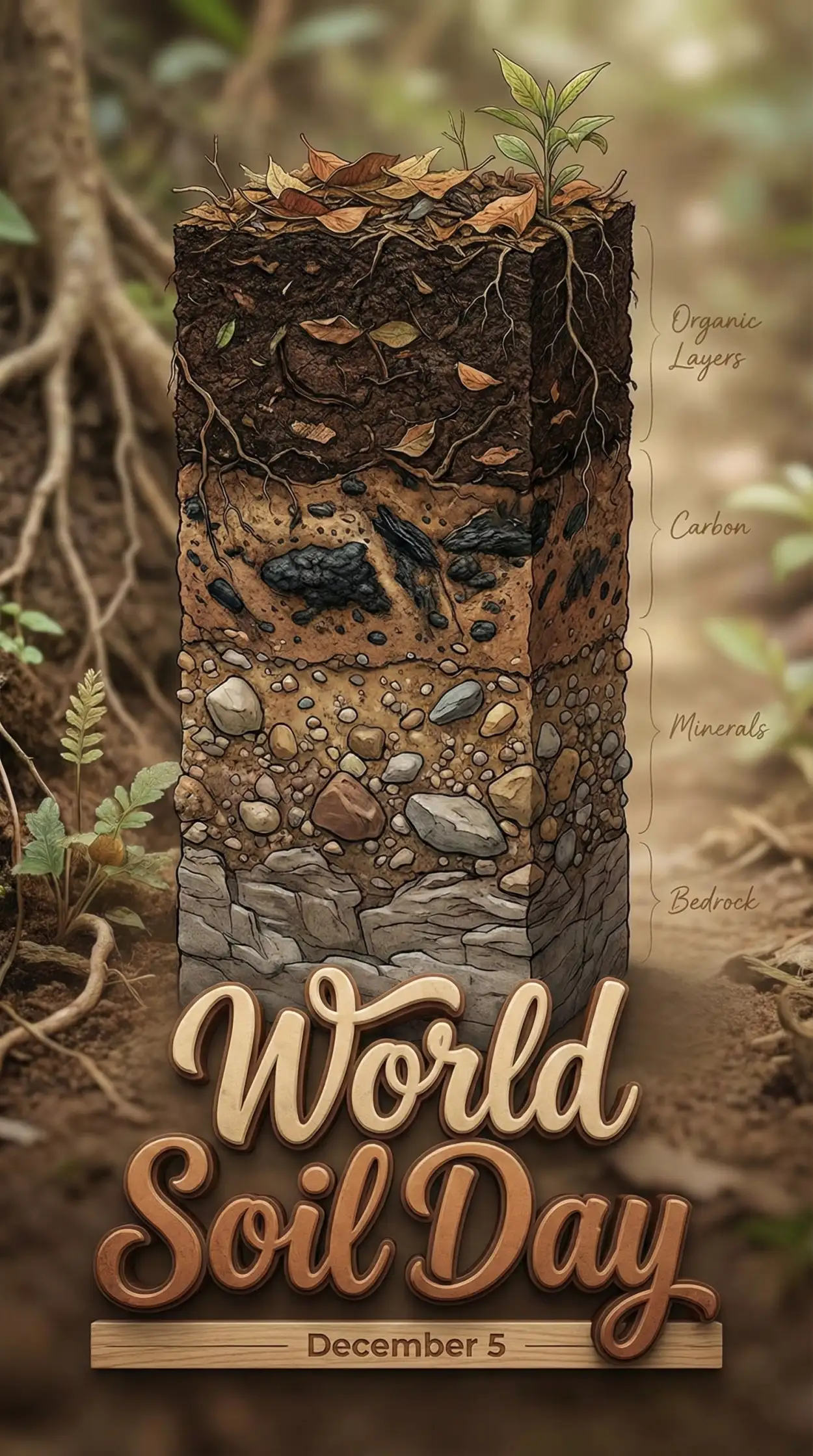 Free Download World Soil Day Campaign Poster Design - High Quality World Soil Day Background
