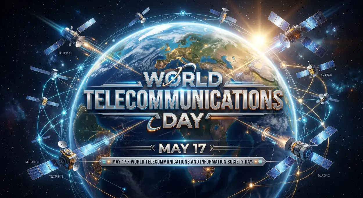 Free Download World Telecommunications Day 2026 Communication Devices Graphics - High Quality World Telecommunications Day Image