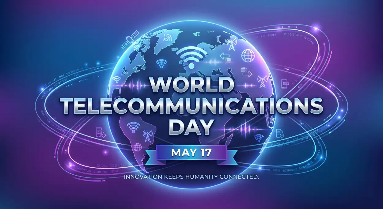 Free Download World Telecommunications Day 2026 Communication Network Hd - High Quality World Telecommunications Day Image
