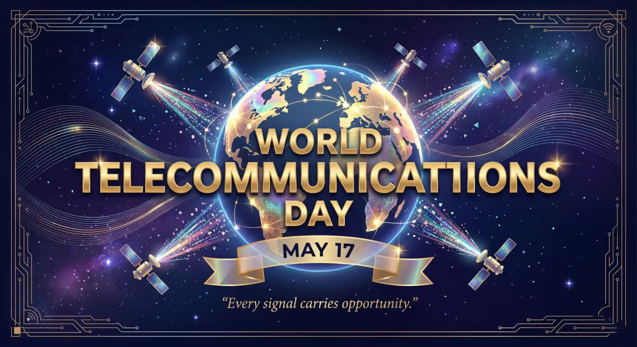 Free Download World Telecommunications Day 2026 Communication Signal Graphics - High Quality World Telecommunications Day Image