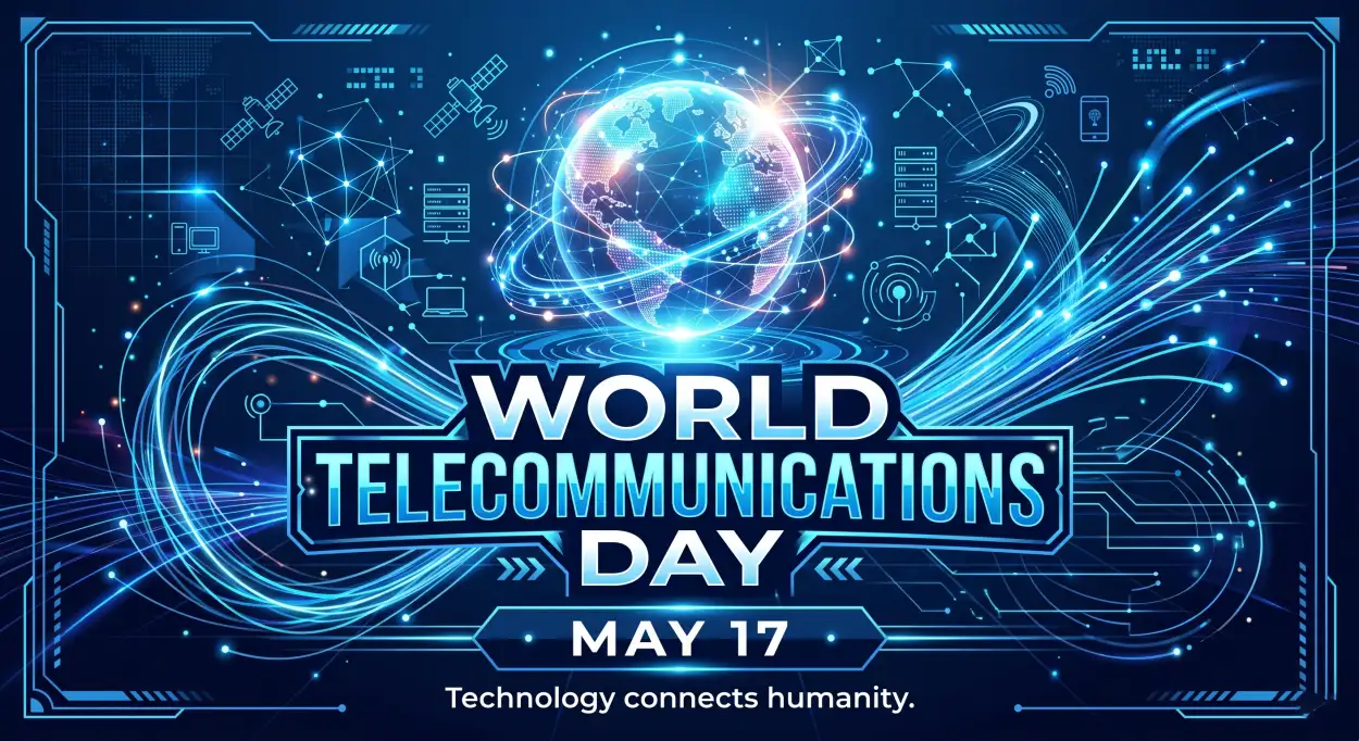 Free Download World Telecommunications Day 2026 Communication Technology Hd - High Quality World Telecommunications Day Image