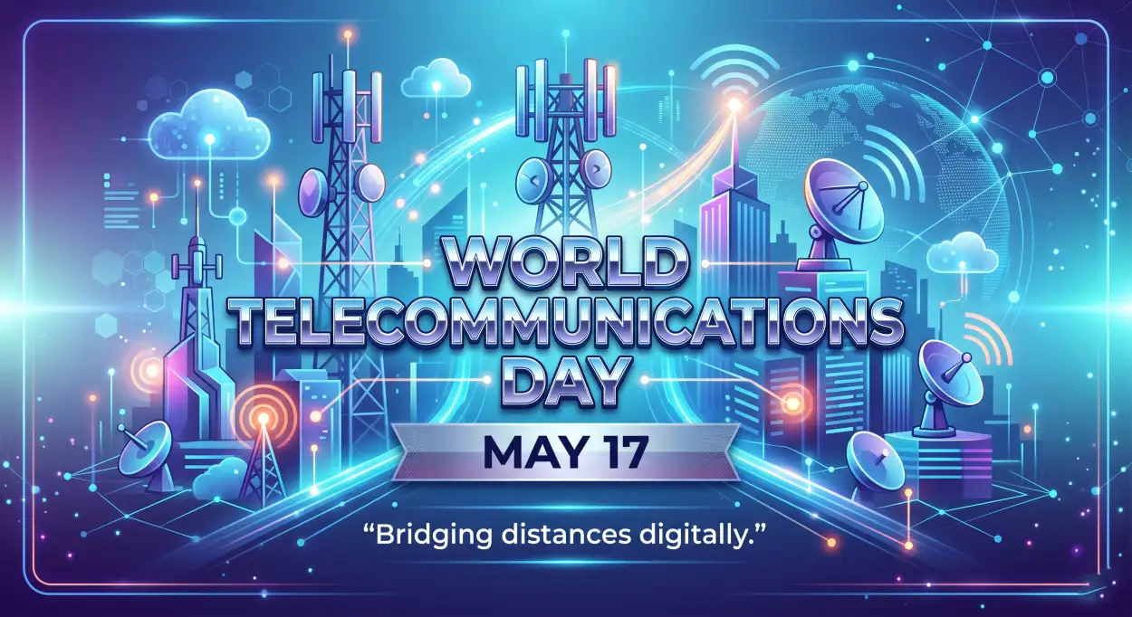 Free Download World Telecommunications Day 2026 Digital Innovation Graphics - High Quality World Telecommunications Day Image