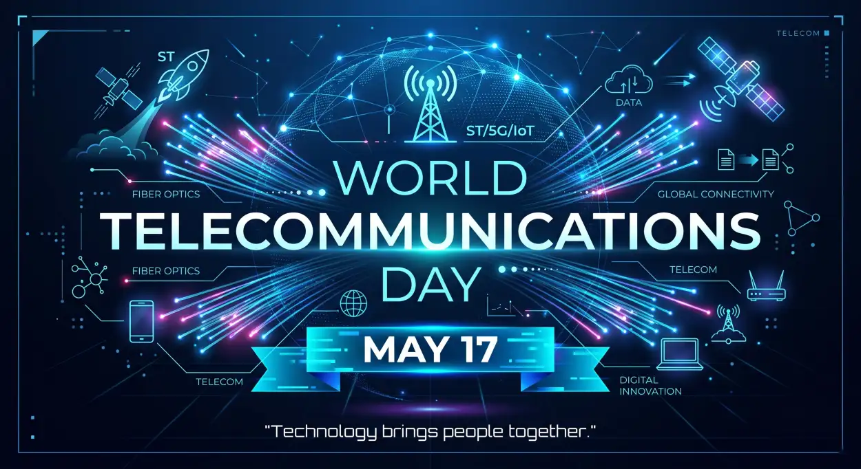 Free Download World Telecommunications Day 2026 Global Communication Technology - High Quality World Telecommunications Day Image