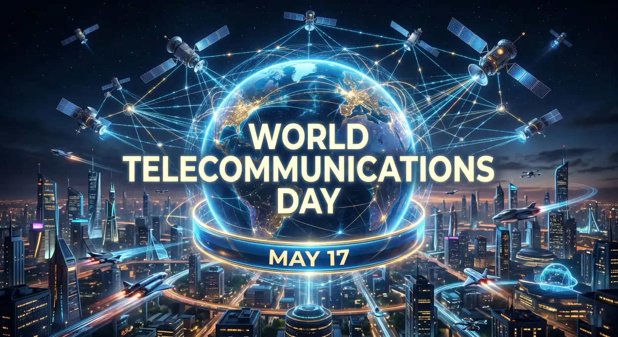 Free Download World Telecommunications Day 2026 Global Network Design - High Quality World Telecommunications Day Image