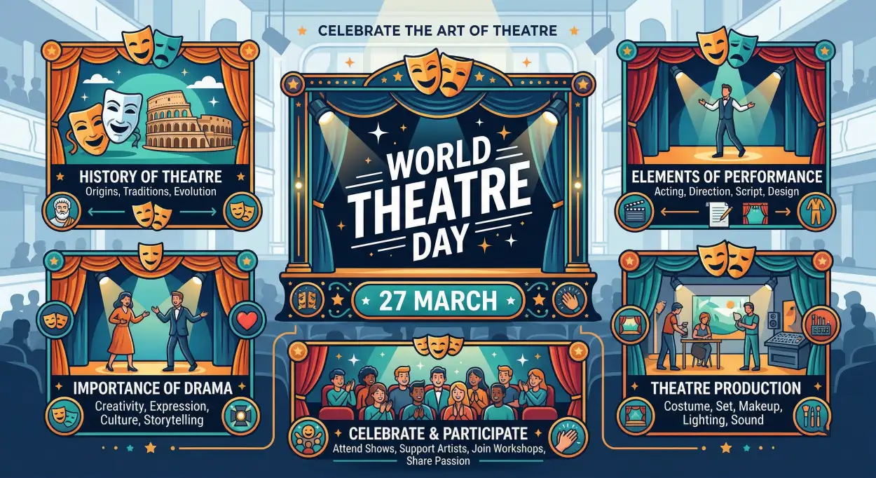 Free Download World Theatre Day Creative Marketing Ideas - High Quality World Theatre Day Image
