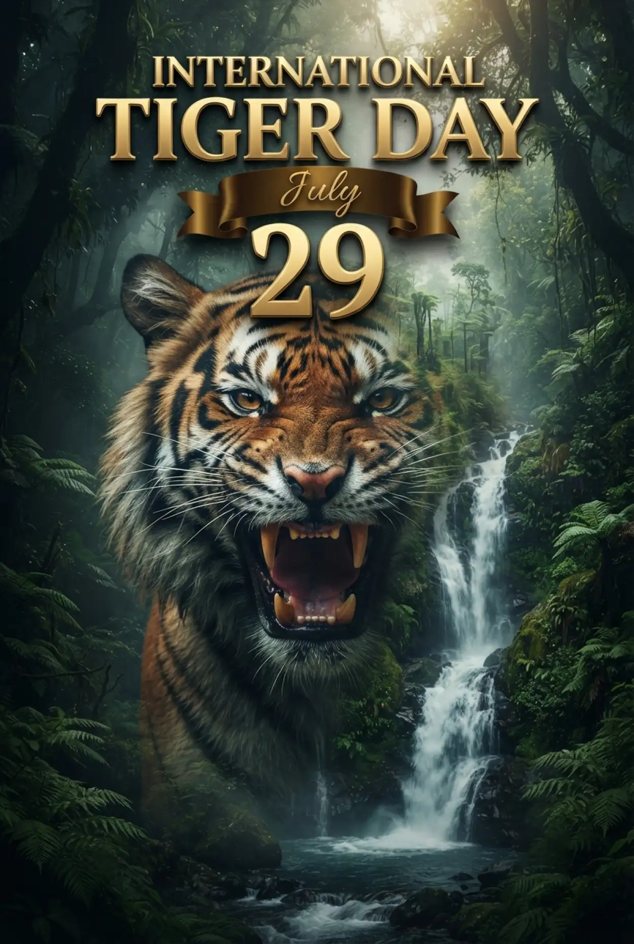 Free Download World Tiger Day 2026 Banner - High Quality International Tiger Day 2026 Image