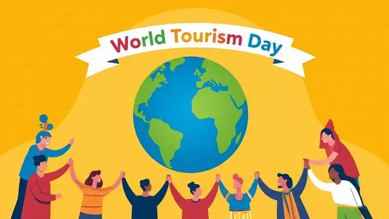 Free Download World Tourism Day Poster Ideas For Schools - High Quality World Tourism Day Background
