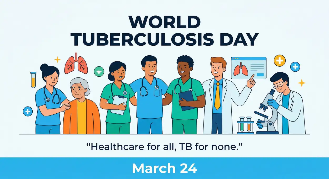 Free Download World Tuberculosis Day Facts 2026 - High Quality World Tuberculosis Day Image