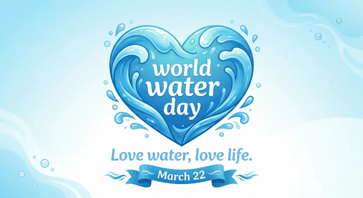 world water day 2026 transparent background png