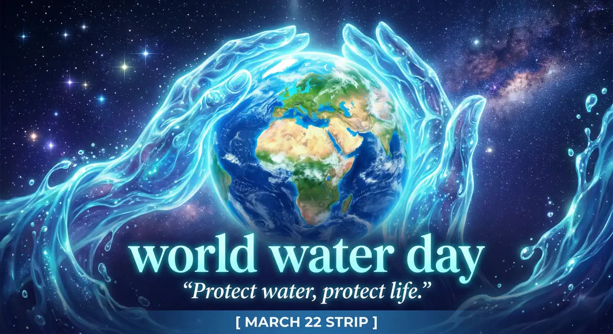 world water day banner png 2026
