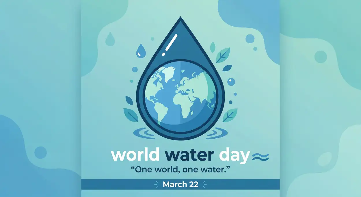 world water day creative poster design