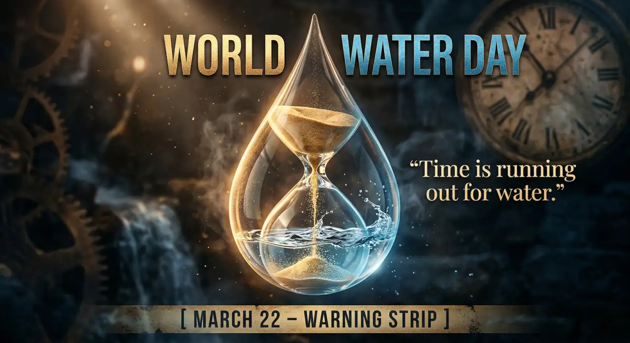 world water day digital poster design