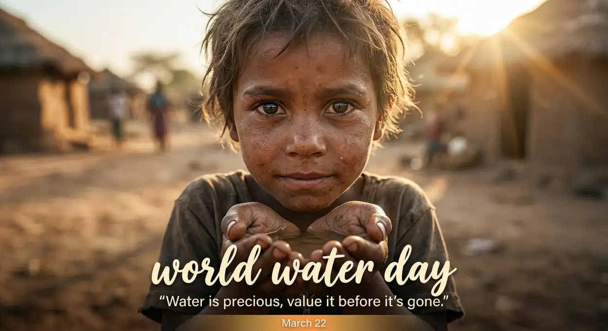 world water day social media post png