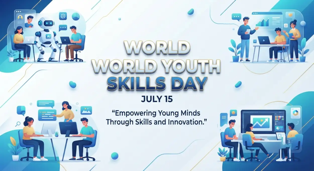 Free Download World Youth Skills Day 2026 Ai Generated Banner - High Quality World Youth Skills Day 2026 Banner Image