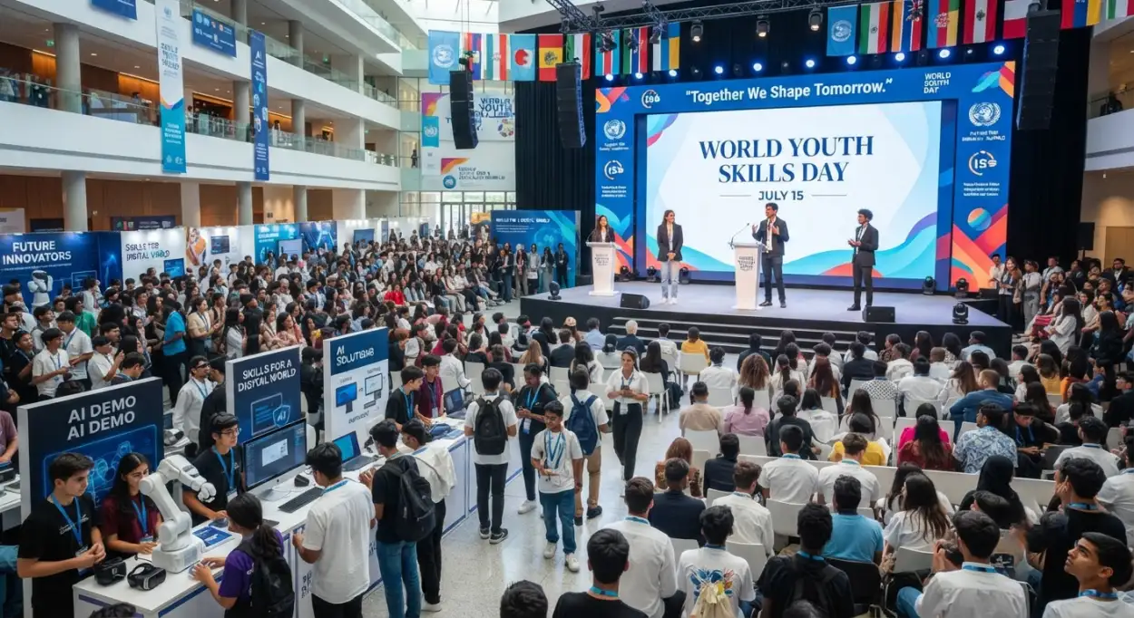 Free Download World Youth Skills Day 2026 Corporate Banner - High Quality World Youth Skills Day 2026 Banner Image