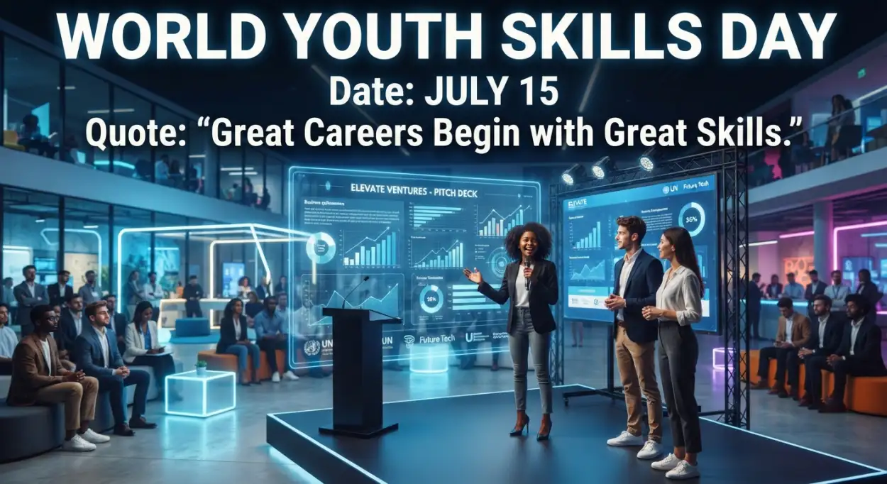 Free Download World Youth Skills Day 2026 Email Banner - High Quality World Youth Skills Day 2026 Banner Image