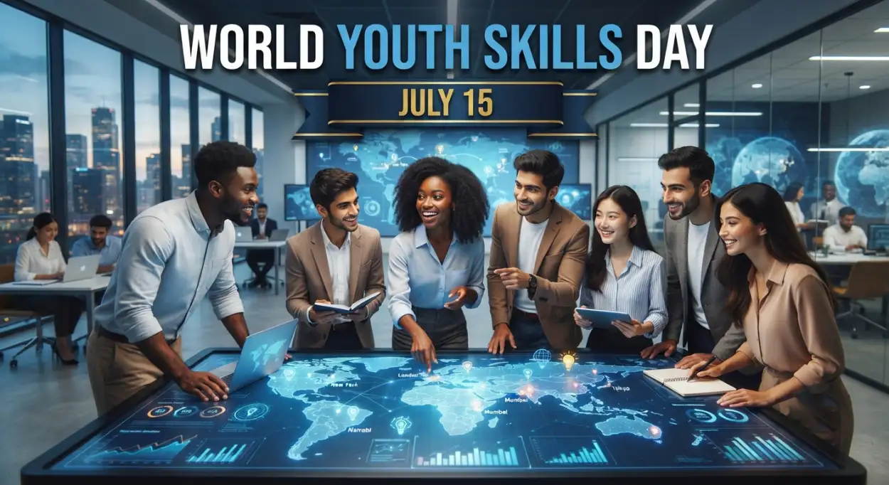 Free Download World Youth Skills Day 2026 Flyer Template - High Quality World Youth Skills Day 2026 Image