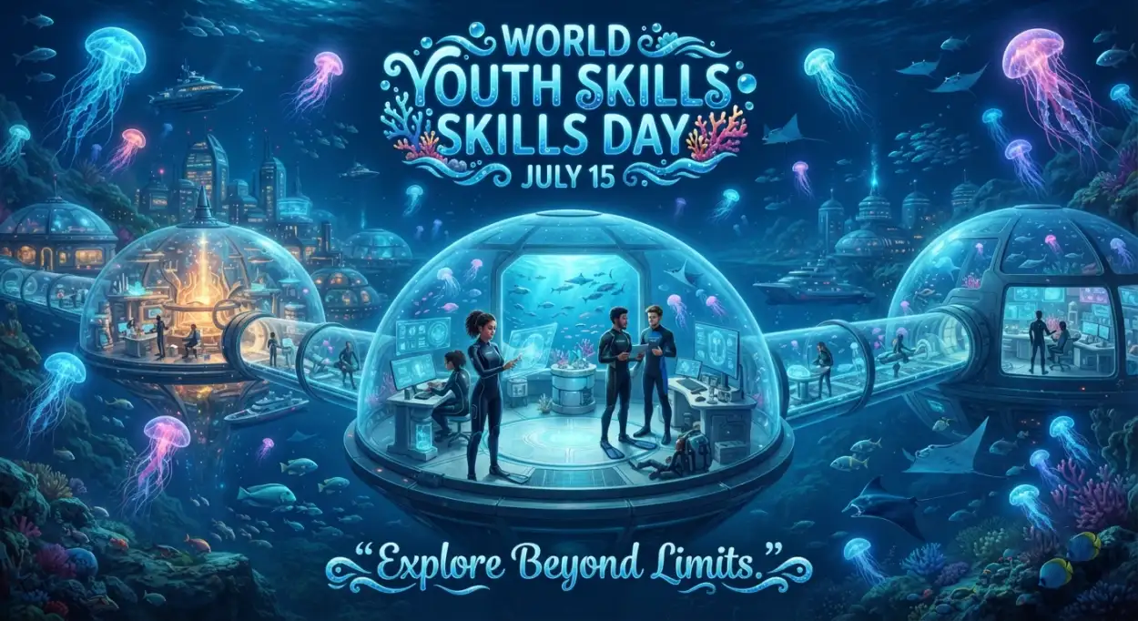 Free Download World Youth Skills Day 2026 Hd Banner - High Quality World Youth Skills Day 2026 Banner Image