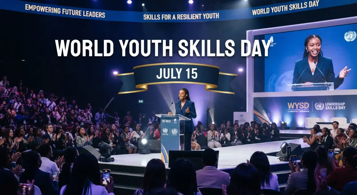 Free Download World Youth Skills Day 2026 Premium Png Download - High Quality World Youth Skills Day 2026 Transparent PNG
