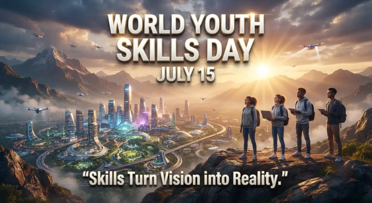 Free Download World Youth Skills Day 2026 Promotional Banner - High Quality World Youth Skills Day 2026 Banner Image