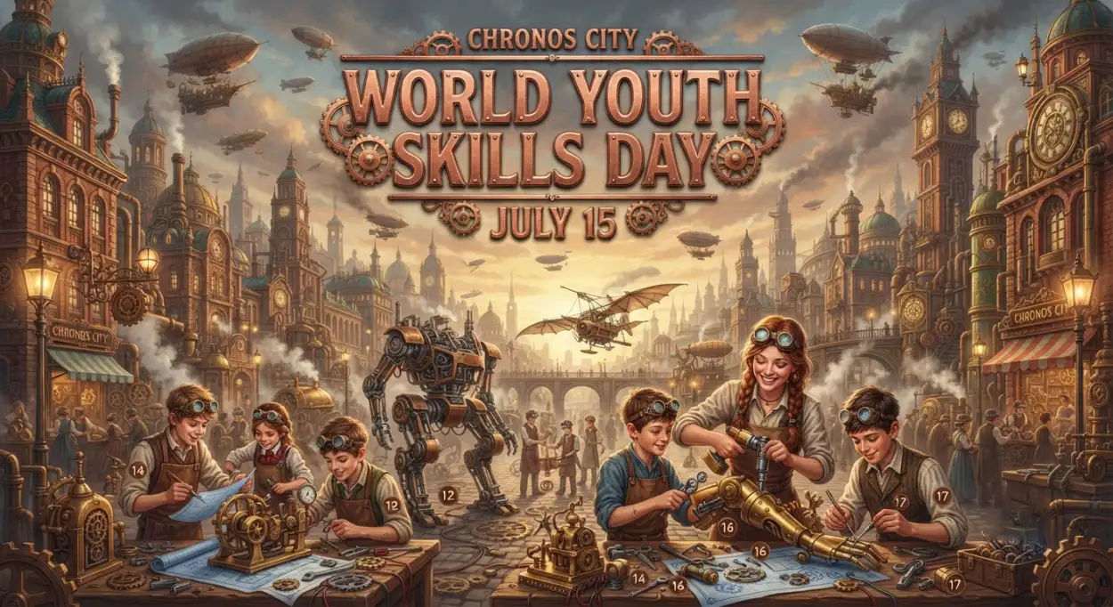 Free Download World Youth Skills Day 2026 School Banner - High Quality World Youth Skills Day 2026 Banner Image