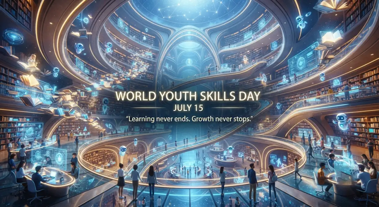 Free Download World Youth Skills Day 2026 Seminar Poster - High Quality World Youth Skills Day 2026 Poster Image