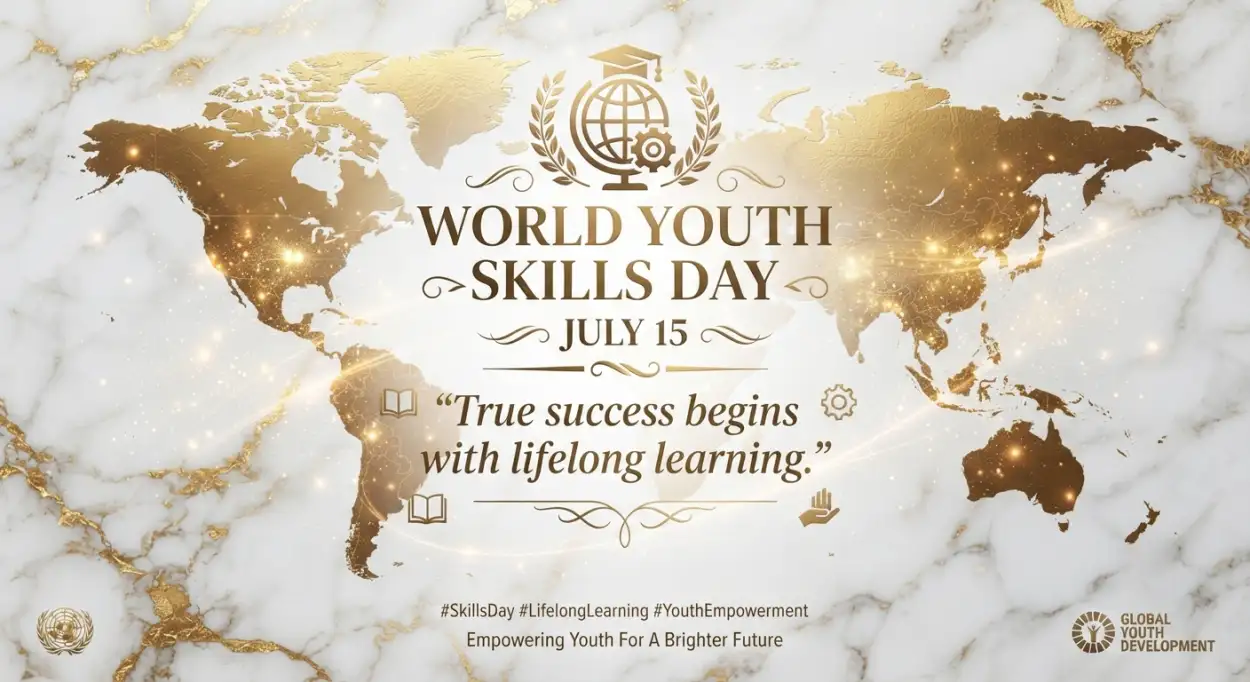 Free Download World Youth Skills Day 2026 Social Media Banner - High Quality World Youth Skills Day 2026 Poster Image