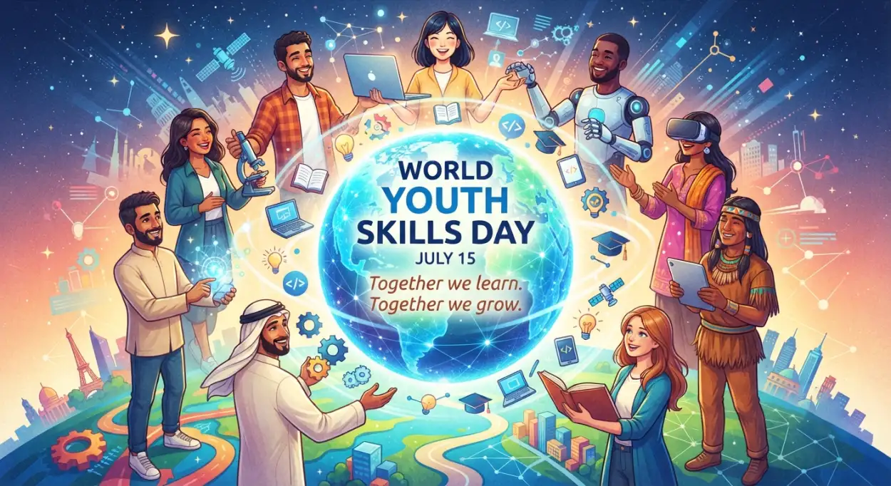 Free Download World Youth Skills Day 2026 Social Media Campaign Design - High Quality World Youth Skills Day 2026 Poster Image