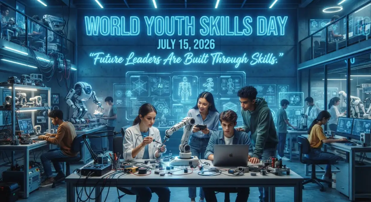 Free Download World Youth Skills Day 2026 Startup Banner - High Quality World Youth Skills Day 2026 Banner Image