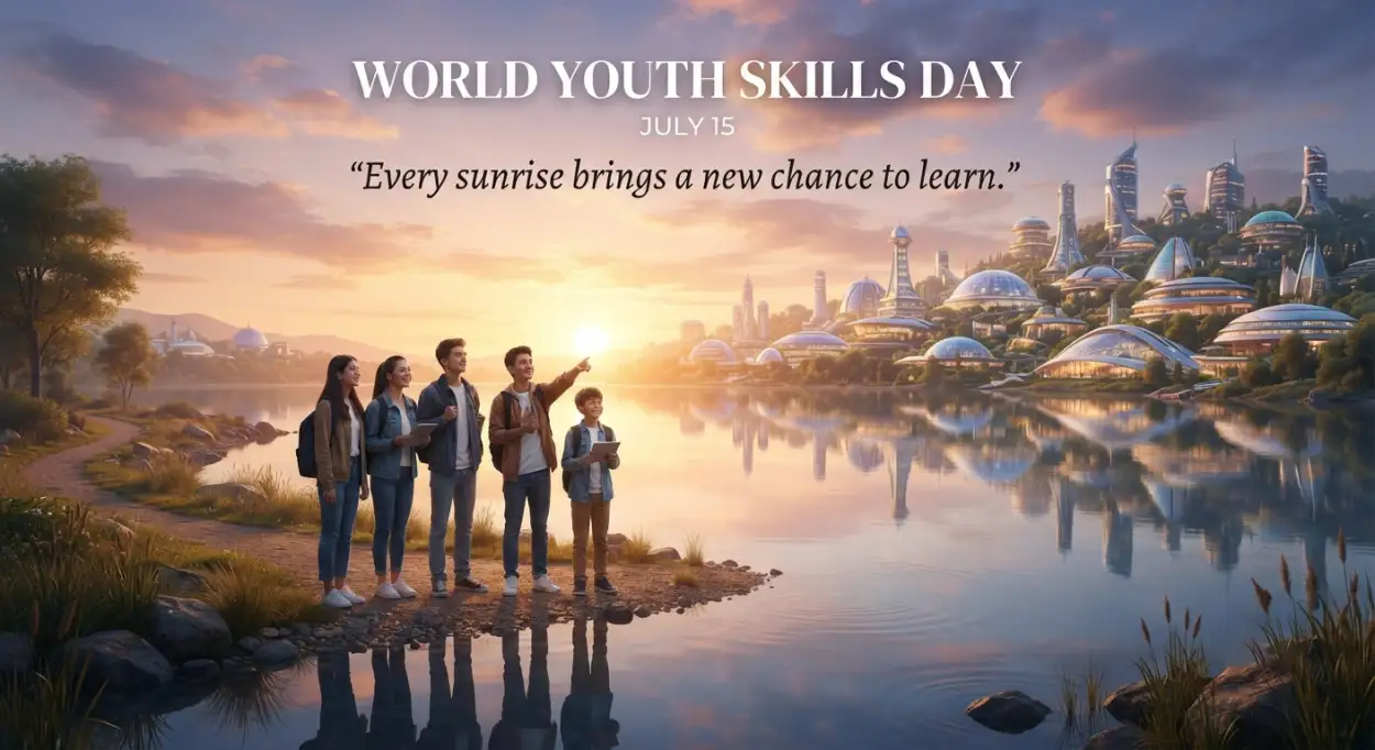 Free Download World Youth Skills Day 2026 Student Awareness Poster - High Quality World Youth Skills Day 2026 Poster Image