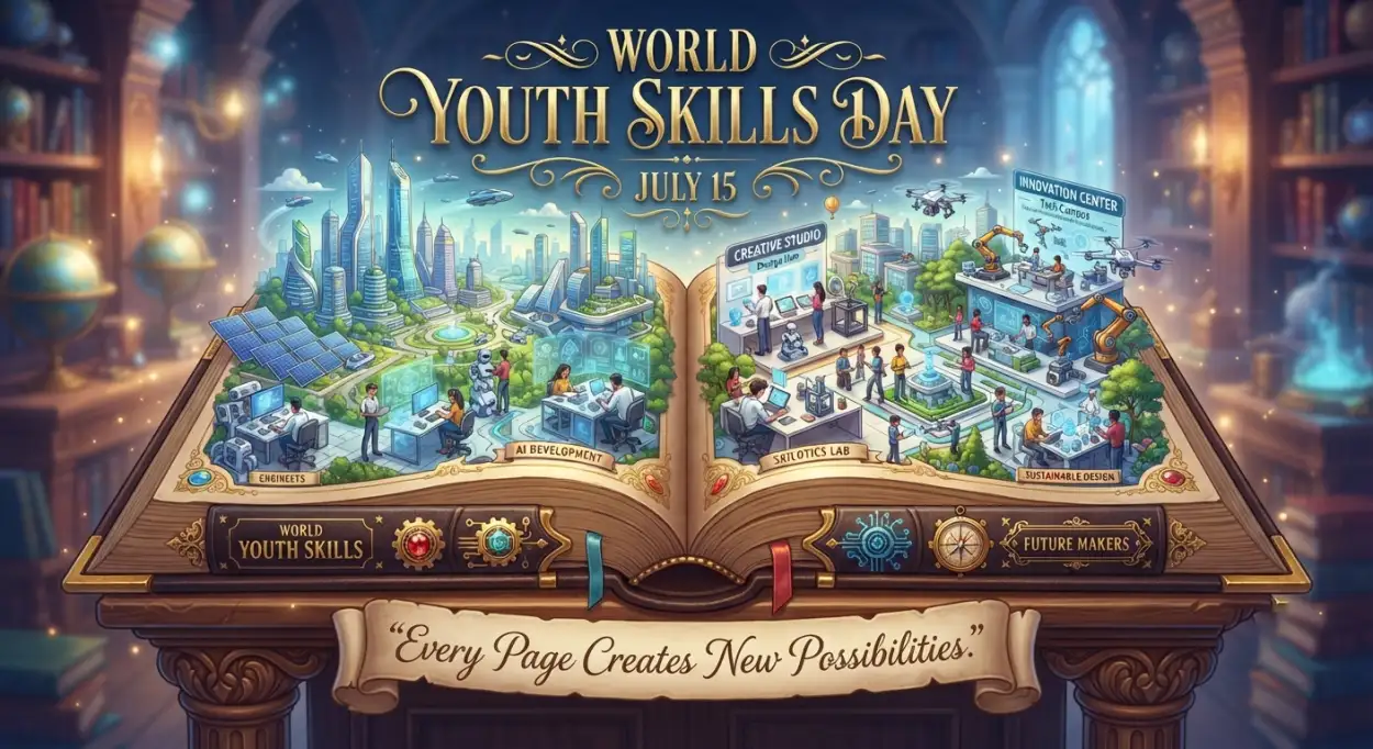 Free Download World Youth Skills Day 2026 Vocational Skills Banner - High Quality World Youth Skills Day 2026 Banner Image